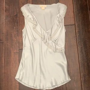 Michael Kors sleeveless silk top